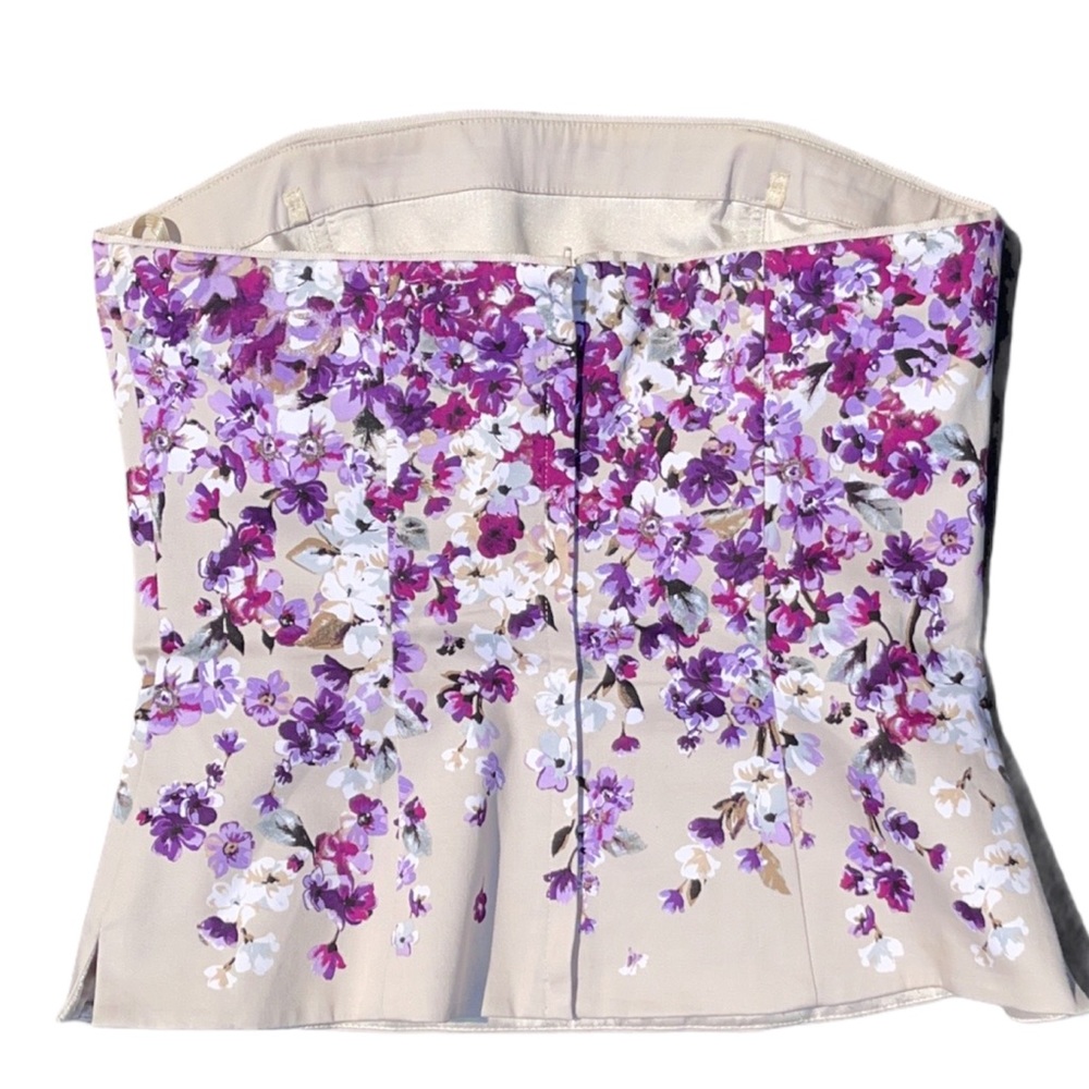 White house black market floral tube top - Picture 5 of 7